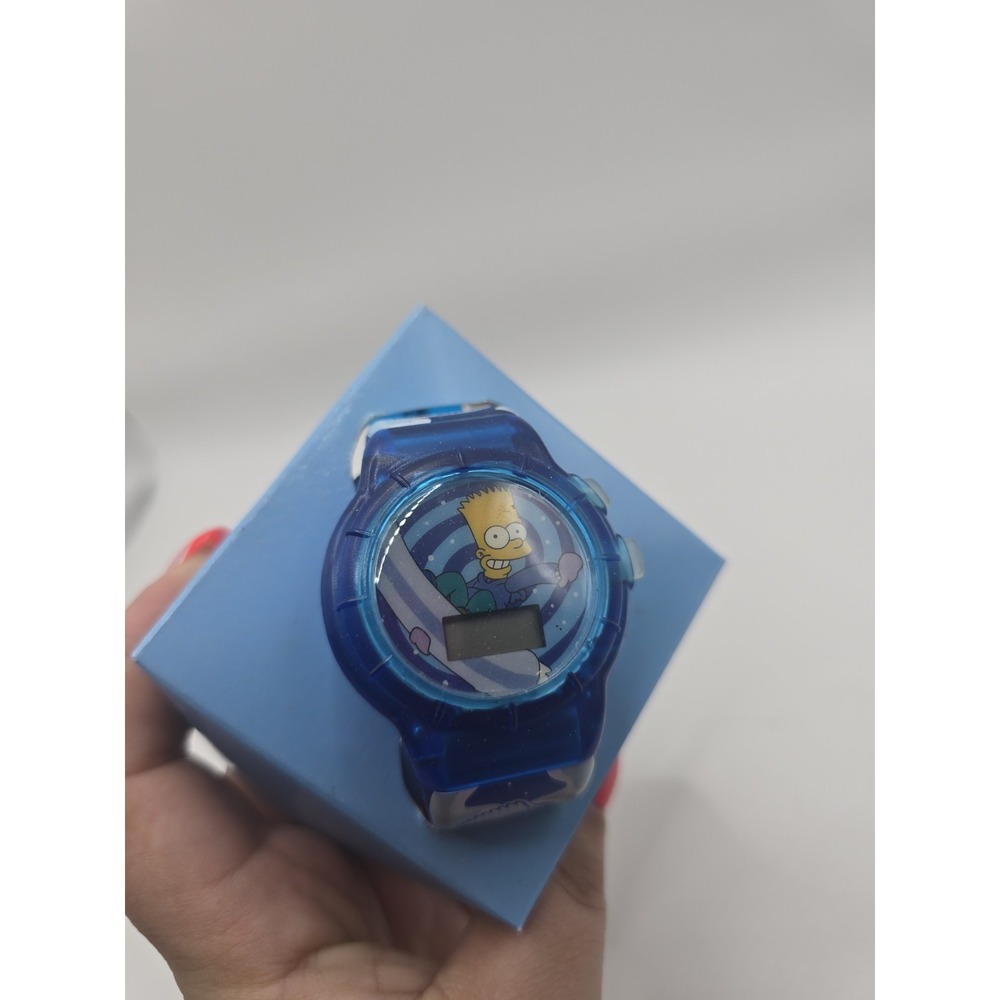 NIB Bart Simpson 2002 Burger King "The Simpsons Movie" Promotional Talking Watch